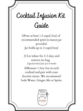 Load image into Gallery viewer, Blood Orange Punch Cocktail Infusion Kit
